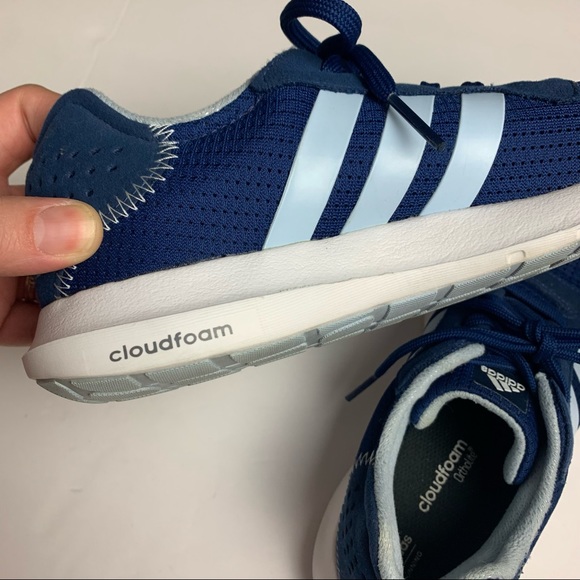 Adidas Element Refresh Cloudfoam Running Shoes Blue Size 7.5 - Picture 6 of 9